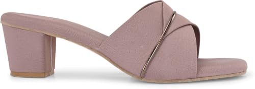 Image of Nowry Women's Chunky Block Heels | Women Comfortable Heel Fashion Sandals for Everyday, Party, Office, Wear