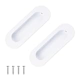 MOROBOR - 2 piezas de tiradores de armario empotrados, puerta corredera a ras