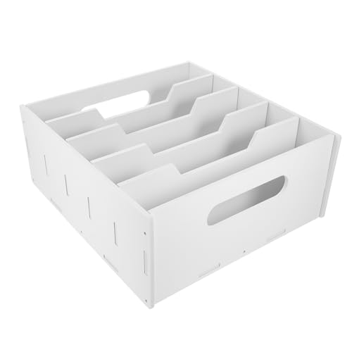 Operitacx Almacenamiento De Dinero Compartimentos Para Billetes y Monedas Organizador De Escritorio Para Supermercados y Tiendas Diseño De Múltiples Rejillas