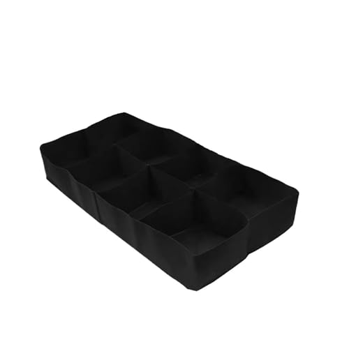 VMDVBNA Jardinera Elevada Bolsa de plantación Rectangular Fieltro for Verduras, Flores, 4/8 Bolsillos, Bolsas Cultivo Plantas cuadradas Rejilla múltiple para Maceta(8 Pockets L)
