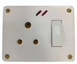 PM Cona Gold Series 6A 4 in 1 Junction Box, 3 Pin, 2 Pcs, Milky White (2211)-image-8