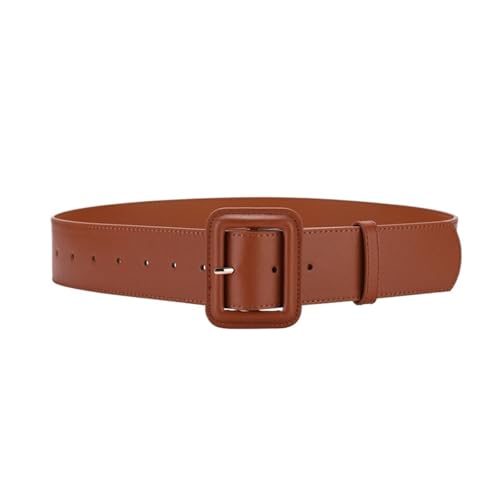 Belts For Women Women Leather Belt Versatile Decorative Wide Belt Outer Belt
