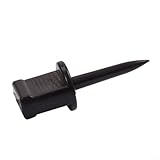 12 pines de objetivo esenciales para flechas de papel, accesorios fuertes y fiables para lazos (negro)