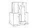 TE Connectivity 794954-6 Connector Housings Connectors-Rectangular-Plastic-Industrial VAL-U-LOK Series 6 Position Latch Lock Free Hanging Receptacle Housing - 100 Item(s)
