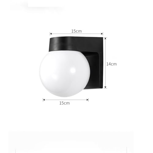 LED extérieur applique murale IP65 éclairage mural intérieur noir - 3
