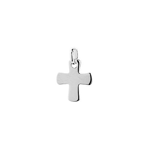 NKlaus Rhodium Plated Silver Crucifix Pendant Cover