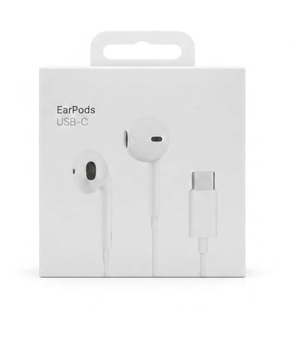 Image of [Orginal] [Apple MFi Certified] USB-C Headphones Compatible with iPhone 17 /16 /15 Series, Wired USB-C Earphones with Built-in Remote & Microphone for Music, Calls & Volume Control with Galaxy & Pixel