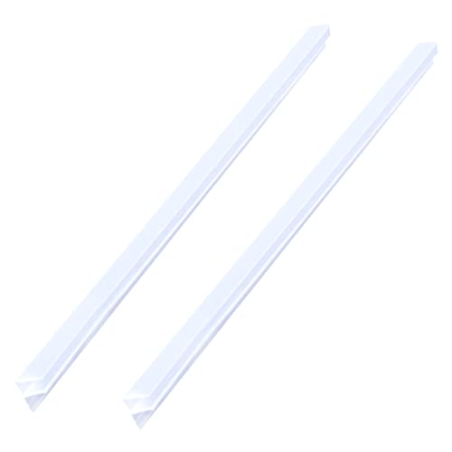 Rimikuru F型 すき間ガード シリコンゴム 隙間ガード 洗面台 シンク キッチン 水はね防止 ほこり 落下防止 防水 (F型10mm幅×長さ40cm・ 2本セット)