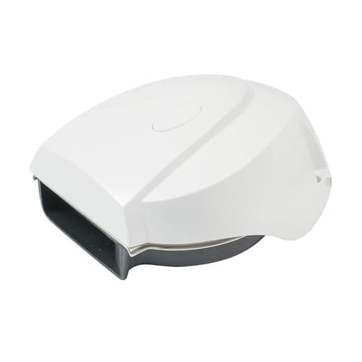 Marinco 10099 12V MiniBlast Compact Single Horn with White Cover