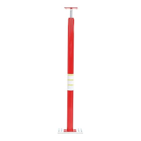 Vestil FJB-150 Basement Floor Jack, 54" - 150" Height Range, Maximum Height Capacity (lbs.) 2588, Minimum Height Capacity (lbs.) 11200, Large, Red Cover