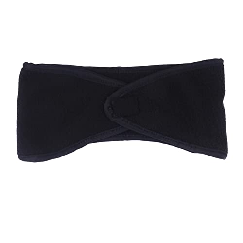 CONGARTENO Elastic Headband for Women Black and Autumn Warm Headband Double-layer Fleece Ear