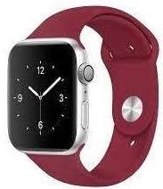 Image of TechMount Compatible with Apple Watch Straps 42mm 44mm 45mm 49mm Soft Silicone Luxury Sport Band Strap Compatible With Apple Watch Ultra Series 8 7 6 5 4 3 2 1 SE (NOT FIT WITH 38MM, 40MM,41MM)