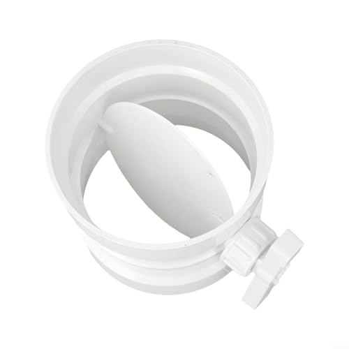 Válvula de control de flujo de aire de PVC para regular conductos de ventilación de 160 mm 5