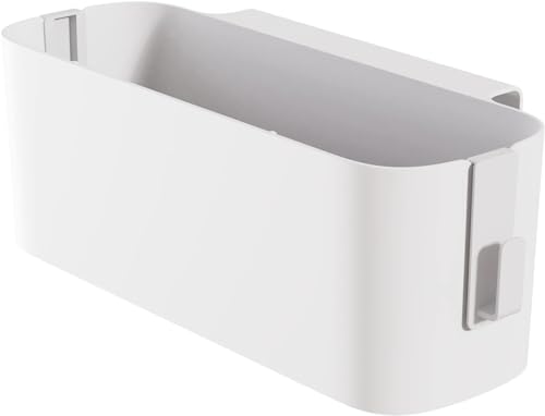 Yitobici Bett Organizer zum Einhängen, Hängekörbe mit 2 Abnehmbarer Haken, Robuste Nachttisch Caddy,Wohnheim, für Familie, Büro, Weiß Yitobici Bett Organizer zum Einhängen, Hängekörbe mit 2 Abnehmbarer Haken, Robuste Nachttisch Caddy,Wohnheim, für Familie, Büro, Weiß
