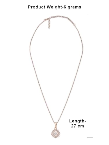 CZ Pendant & Chain for Women