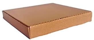 Pizza Style Takeaway Postal Box Vinyl LP Shipping Mailing Carton (Brown) (12.5" - 60mm DEEP)