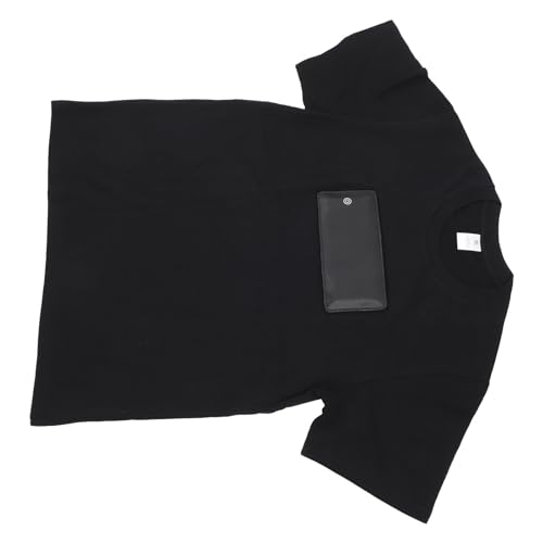 T-Shirt LED, Chemise Lumineuse RVB à Défilement de Lettres pour Anniversaire Halloween Noël, Programmable Bluetooth Pris en Charge, écran LED 5,2 X 2,5...