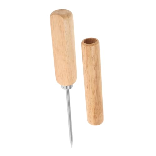 Alipis Stainless Steel Ice Heavy Duty Bartending Tool for Ice Accessories Wood Handle