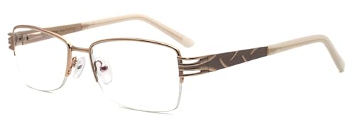 Monturas de gafas mujer ligeras para evitar marcas en la nariz con lentes fijas