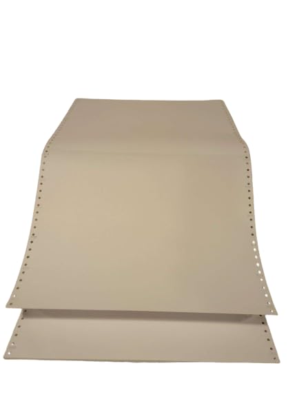 Lot de 1000 feuilles de papier listing uni 11 x 14,5 (368 mm)