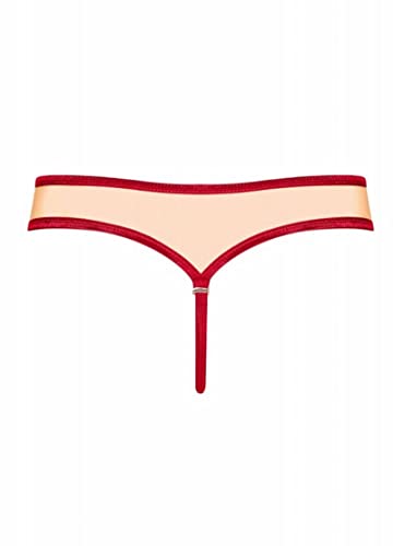 String Rouge Rubinesa Obsessive S/M en Dentelle Premium - 4