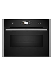 NEFF C24MS31N0, N90, Compact-Backofen mit Mikrowelle, Made in Germany, Full Touch TFT-Display, Inverter-Technologie, Soft Open and Close, Automatikprogramme, Home Connect, 60 x 45cm, Edelstahl