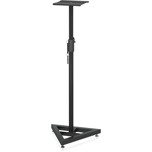 Pied Behringer SM5001 robuste avec base triangulaire et plateau antivibration