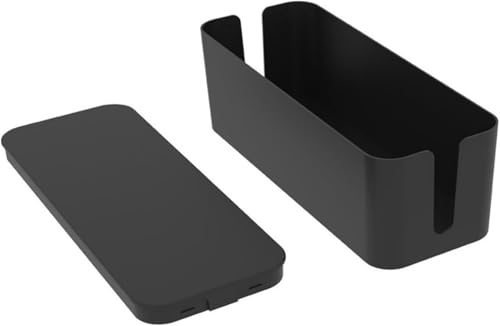 Boîte de rangement pour multiprises blanche M avec capuchon amovible antidérapant