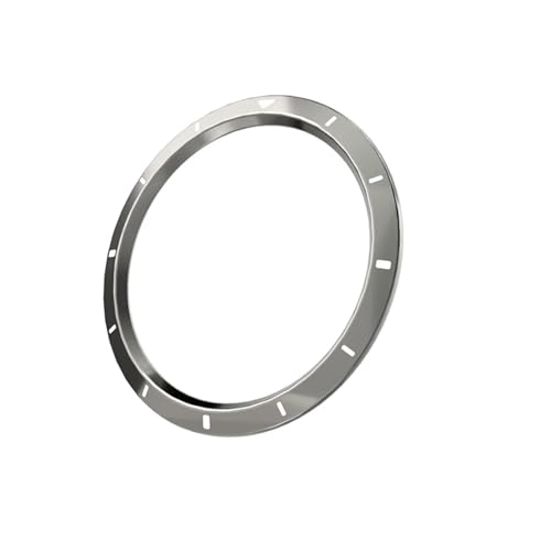Funda para Galaxy Watch 7 Ultra 47mm con anillo bisel de policarbonato color titanio blanco