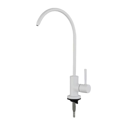 Grifo de agua potable para fregadera con conexión 1/4 y grifo cocina acero inoxidable 304 cepillado