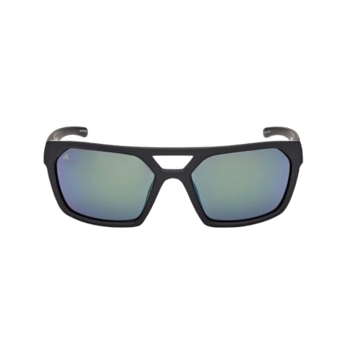 Image of Adidas Men's Sunglasses, Matte black /Green mirror