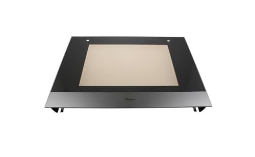 Vitre de pour four exterieure avec support Whirlpool 481010599902