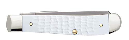 Image of Case WR XX Pocket Knife Sparxx White Jigged Synthetic Mini Trapper Item #60186 - (6207 SS) - Length Closed: 3 1 /2 Inches