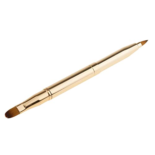 Multi-purpose Retractable Lip Brush Eyeshadow Brush Concealing Brush (Gold)