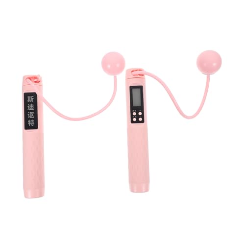 SEWACC コードレス負重ジャンプロープ デジタルカウンター付 フィットネス用縄跳び 大人用 静音エア縄跳び 運動全身トレーニング向け