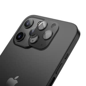 Image of For iPhone 12 Pro Max (6.7) inch 3D 9H Back Camera Lens Protector Tempered Glass /Bubble-Free Anti-Scratch Easy Install Ultra-Thin-(Black)