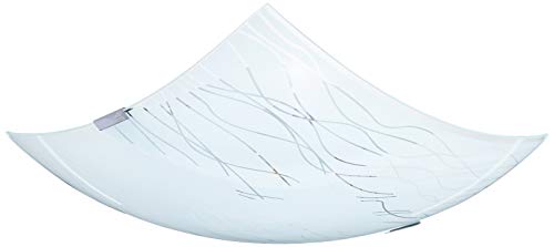 Plafon Sobrepor Quadrado, Attena, 1317 Gde Cr, Cromado