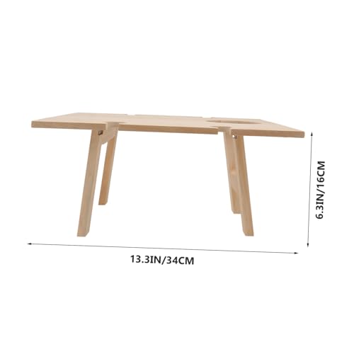 Table à vin pliable carrée et portable avec emplacements sécurisés - 4