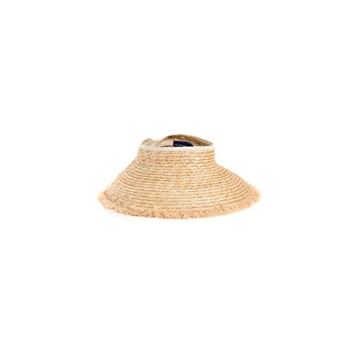 Hat Attack Women's Shore Visor, Natural, Tan, One Size