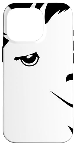Carcasa para iPhone 16 Pro Divertida silueta de llama llamas divertidas