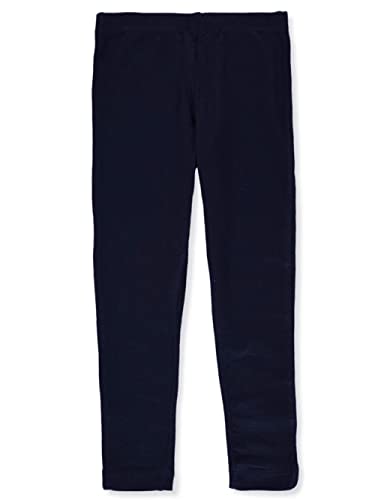 French Toast Girls' Solid Knit Leggings - Navy, 4