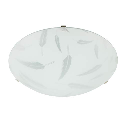 MiniSun - Plafoniera curva e di vetro opalino