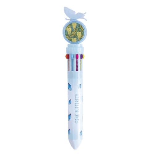 Stylo à bille rétractable à fleurs pour embellir vos carnets et fournitures scolaires