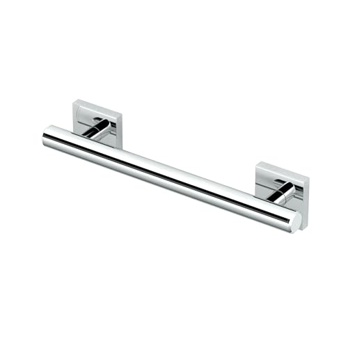 Image of Gatco 940 Elevate 12 inch L Grab Bar, Chrome /ADA Compliant Stainless Steel Safety Grab Bar for Bathroom