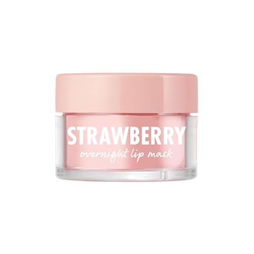 ColourPop Lip Mask - Leave-On Lip Moisturizer & Overnight Mask - Replenishes Dry Lips with Shea Butter Squalane & Vitamin E - Strawberry (0.5 oz)
