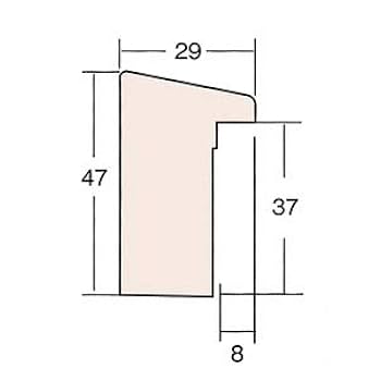 Amazon.co.jp: 【仮縁油絵額】高級仮縁・キャンバス額 □木製仮