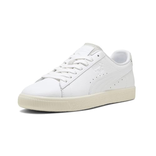PUMA Mens Clyde Premium Sneakers Shoes Casual - White2