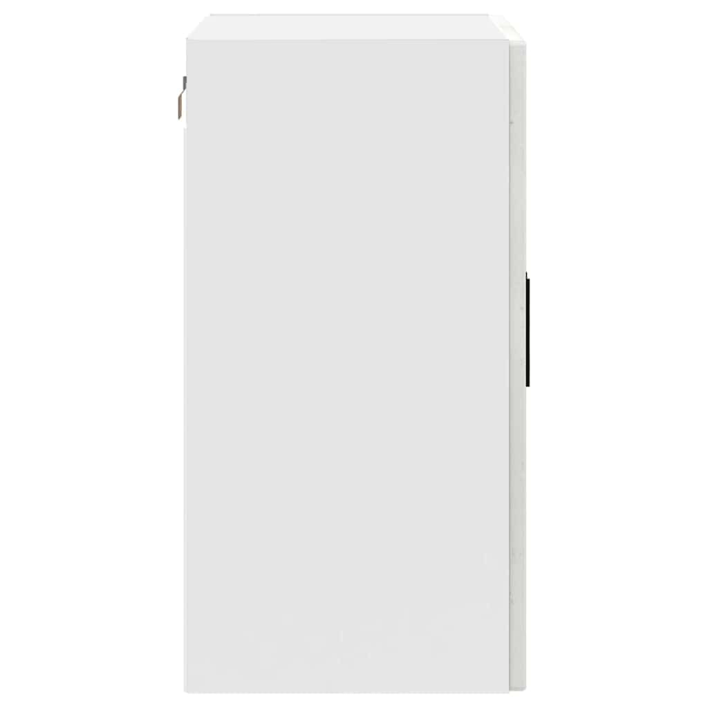 Pensile da Cucina Grigio Cemento 60x31x60 cm con Anta in Vetro | Mobiletto sospeso salvaspazio per la cucina e zona pranzo, ideale per organizzare stoviglie e piccoli elettrodomestici.