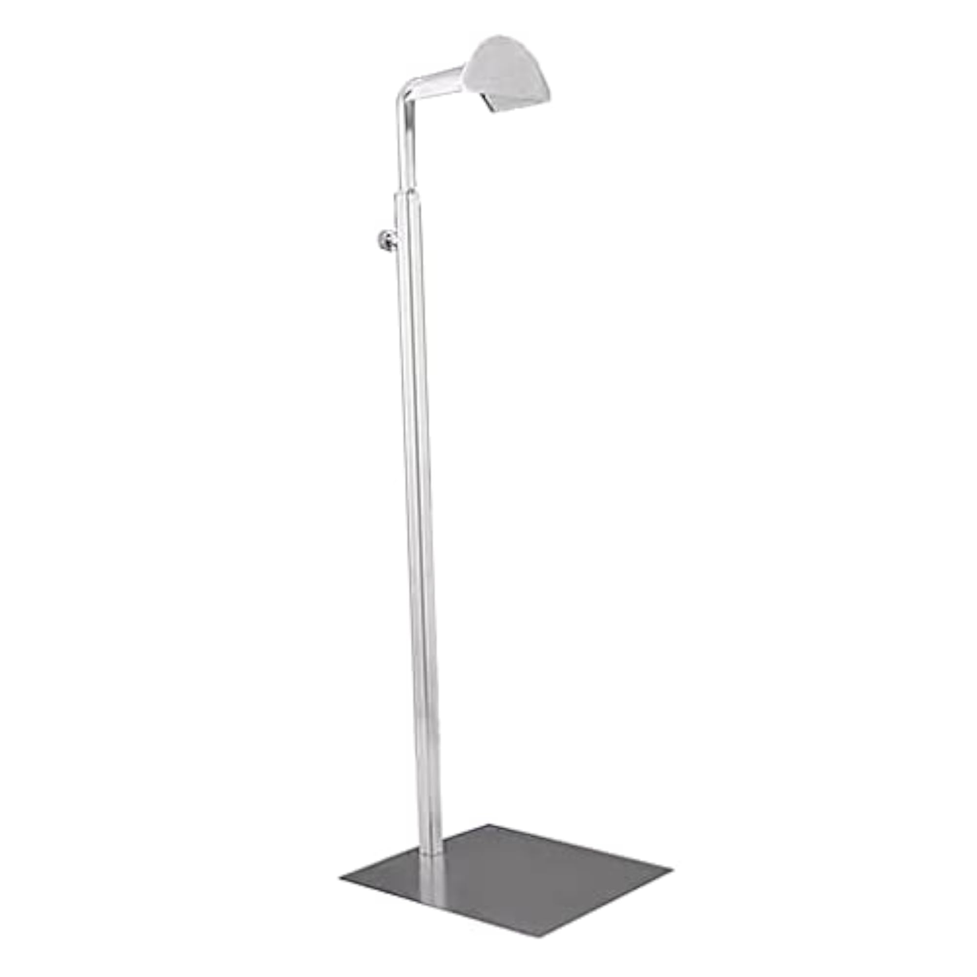 Height Adjustable Display Stand Rack for Handbags, Silver