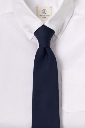 Image of Lands' End School Uniform Men's Solid To Be Tied Tie